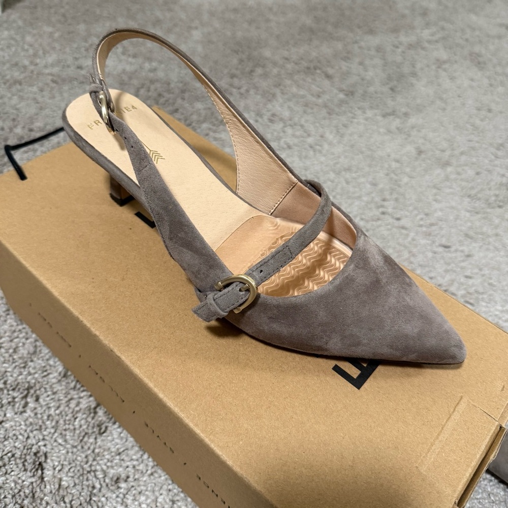 Frankie 4 Coco Suede Heels